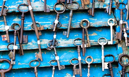 Antique Keys at The Paris Flea Market - Every Day Paris 