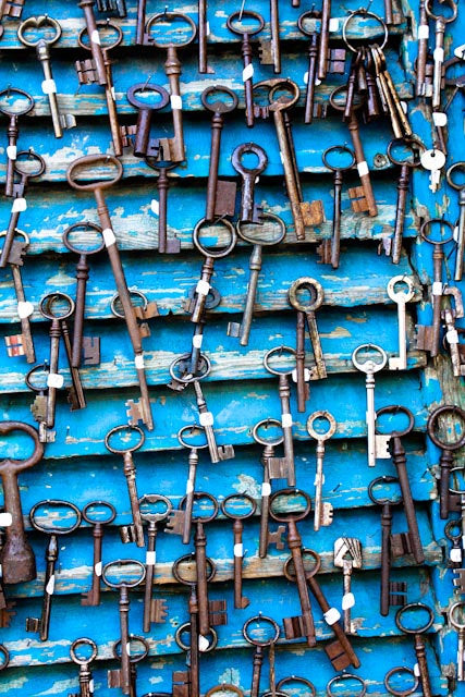 Antique Keys at The Paris Flea Market - Every Day Paris 