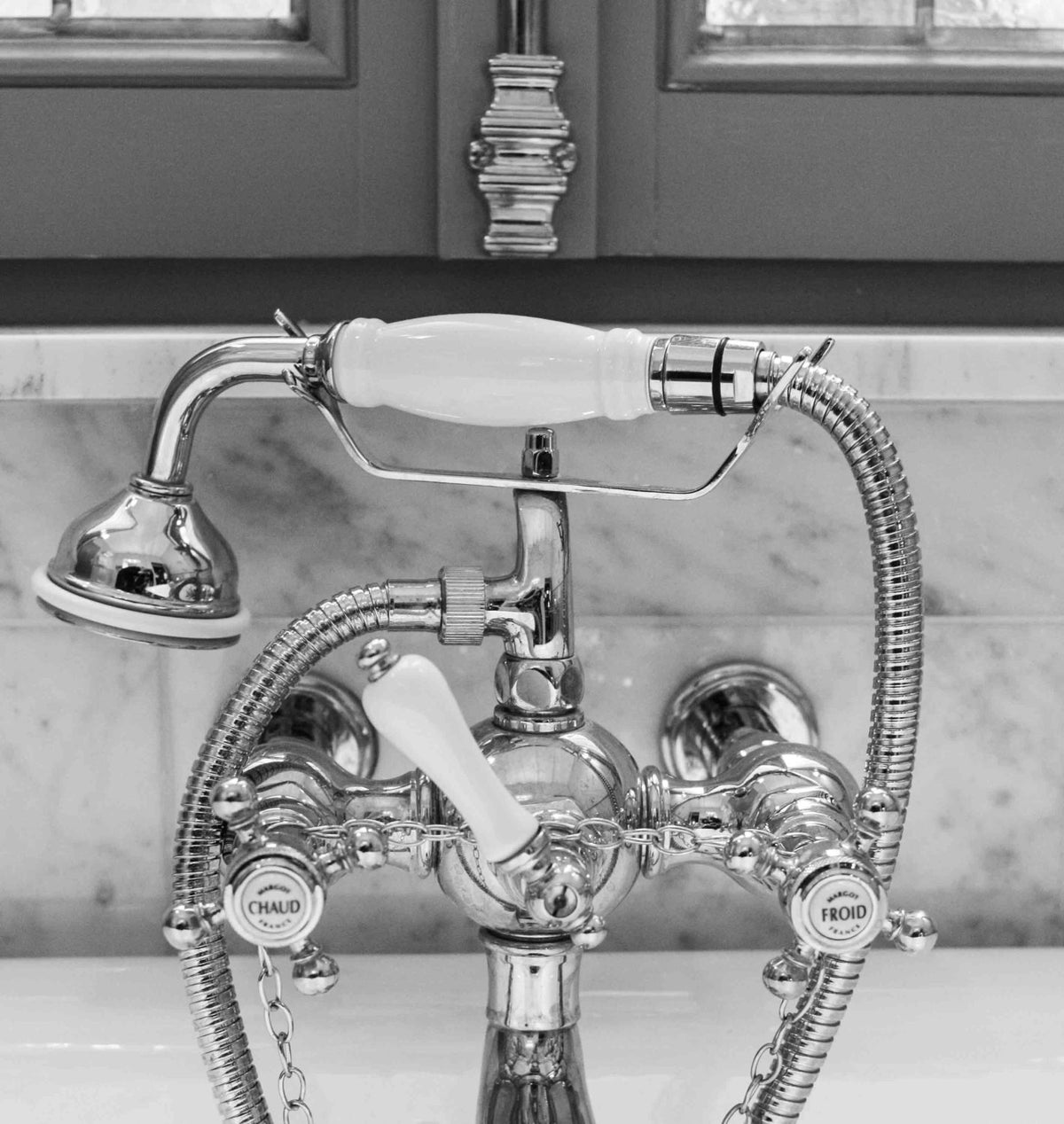 French Hot and Cold Bathroom Faucet Set of 4 - Every Day Paris 
