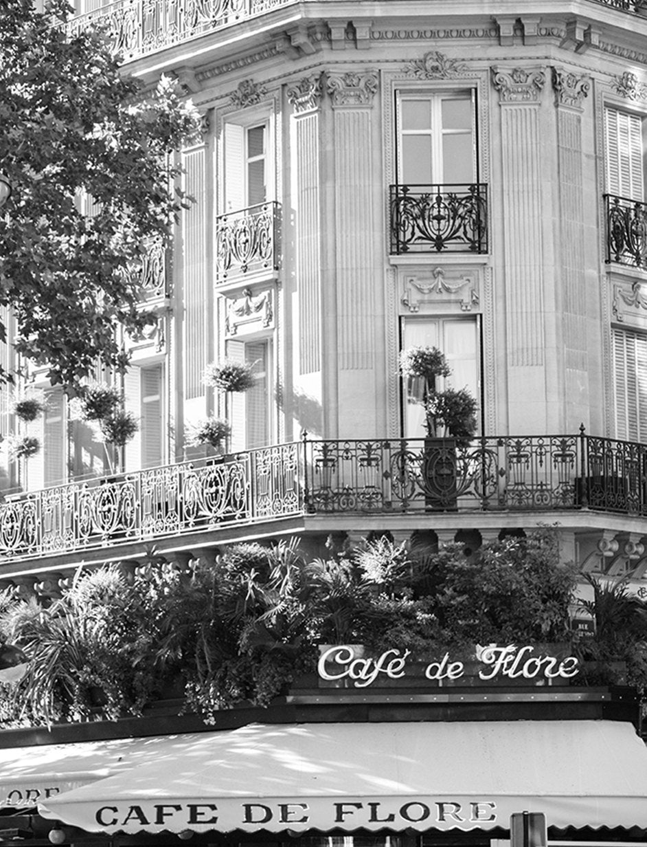 Black and White Café de Flore - Every Day Paris 