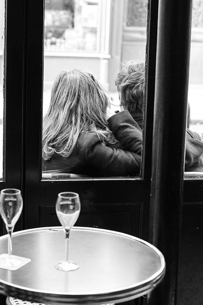Lovers in a Paris Café - Every Day Paris 