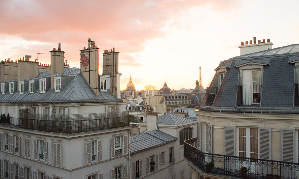 Sunset over the Parisian Rooftops on St Germain - Every Day Paris 