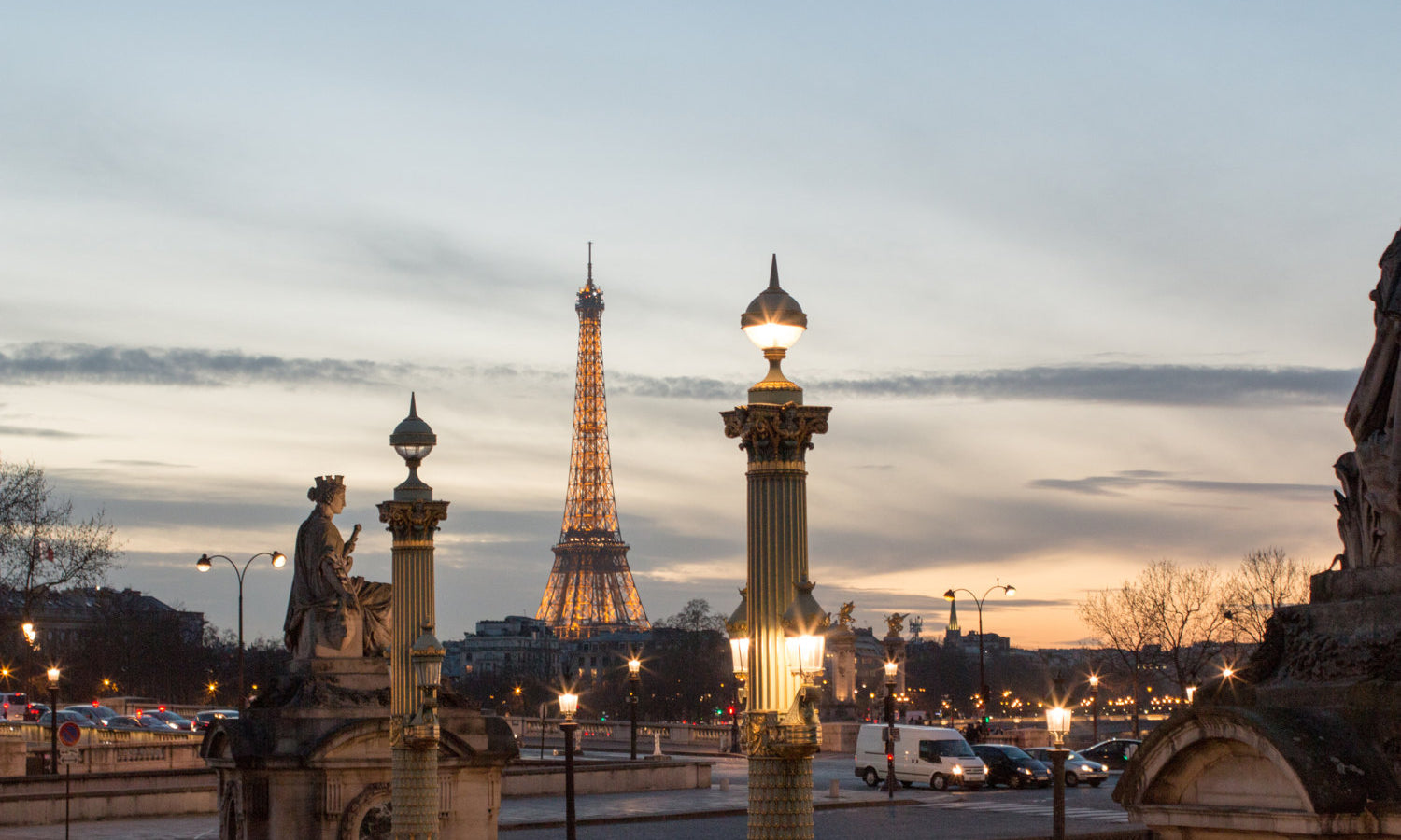 Sunset in Paris at Place de le Concorde - Every Day Paris 