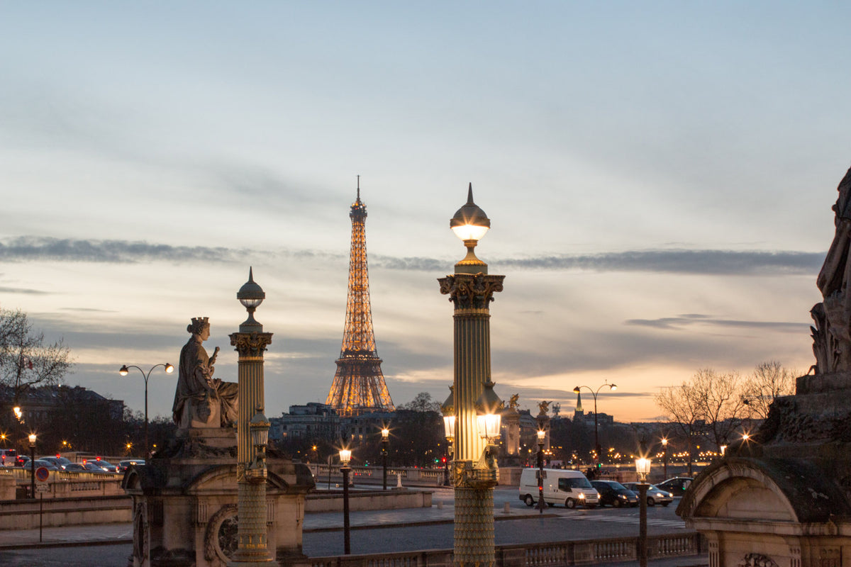 Sunset in Paris at Place de le Concorde - Every Day Paris 