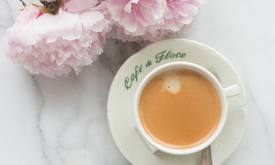 Coffee and Peonies - Every Day Paris 