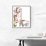 Pink Cherry Blossoms at The Eiffel Tower - Every Day Paris 