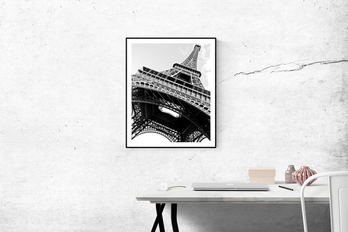 Black and White Eiffel Tower in Paris - Every Day Paris 