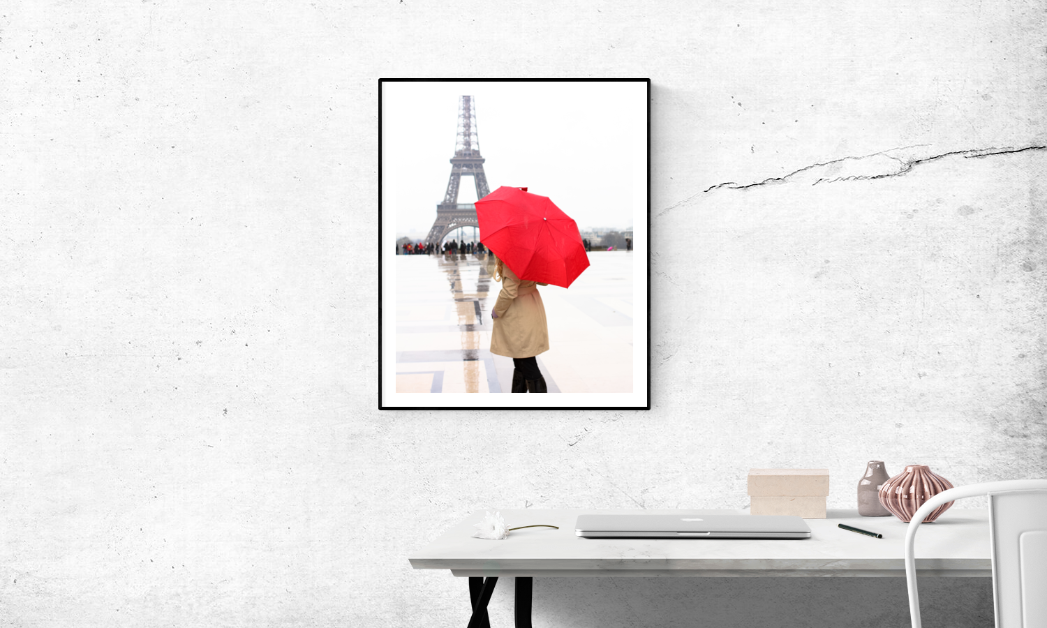 Girl in Paris with the Red Umbrella - Every Day Paris 