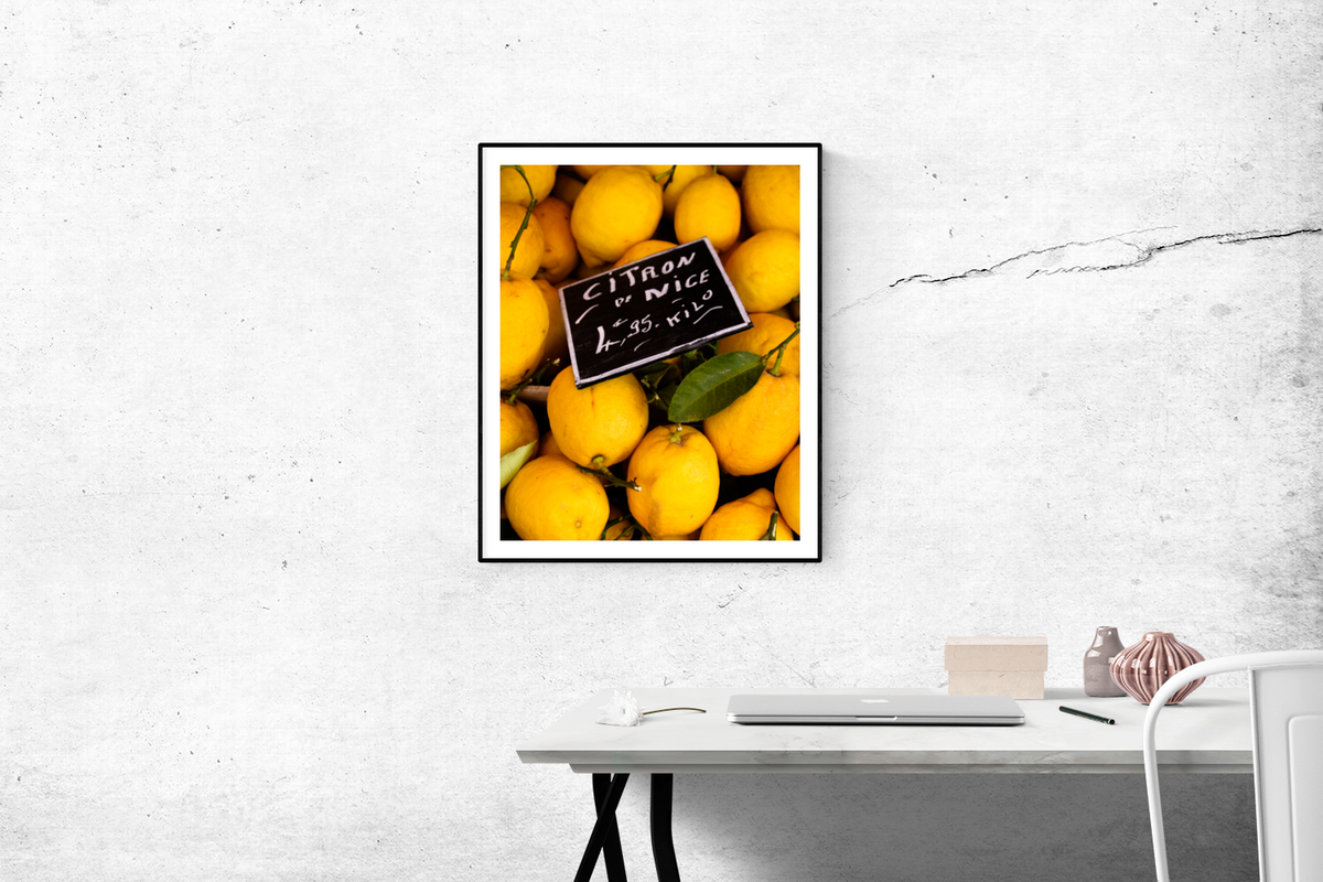 Yellow Lemons in Nice France - Every Day Paris 