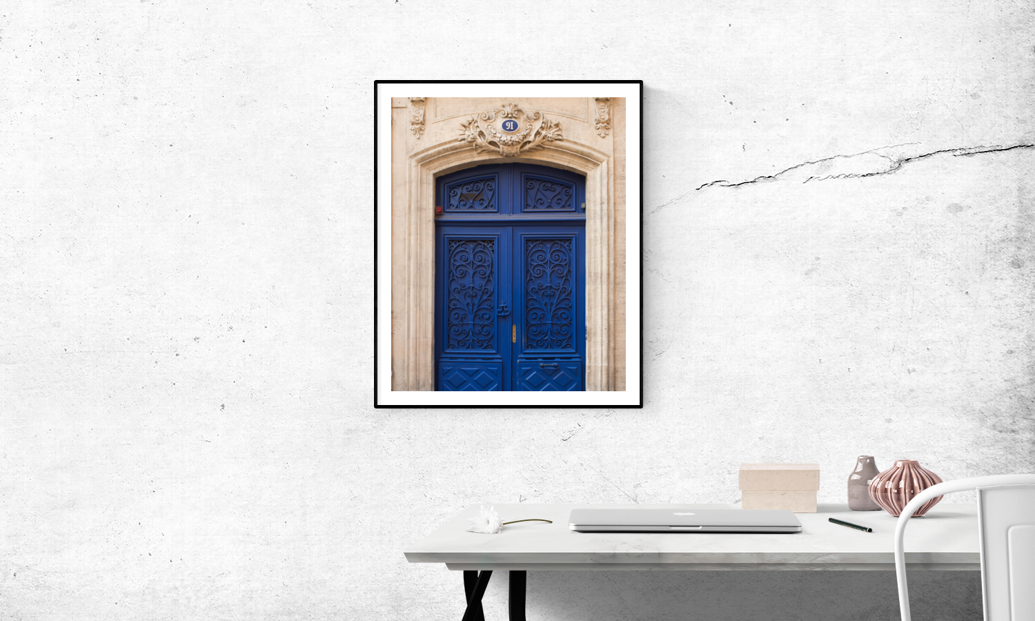 Blue Door in Bordeaux France - Every Day Paris 