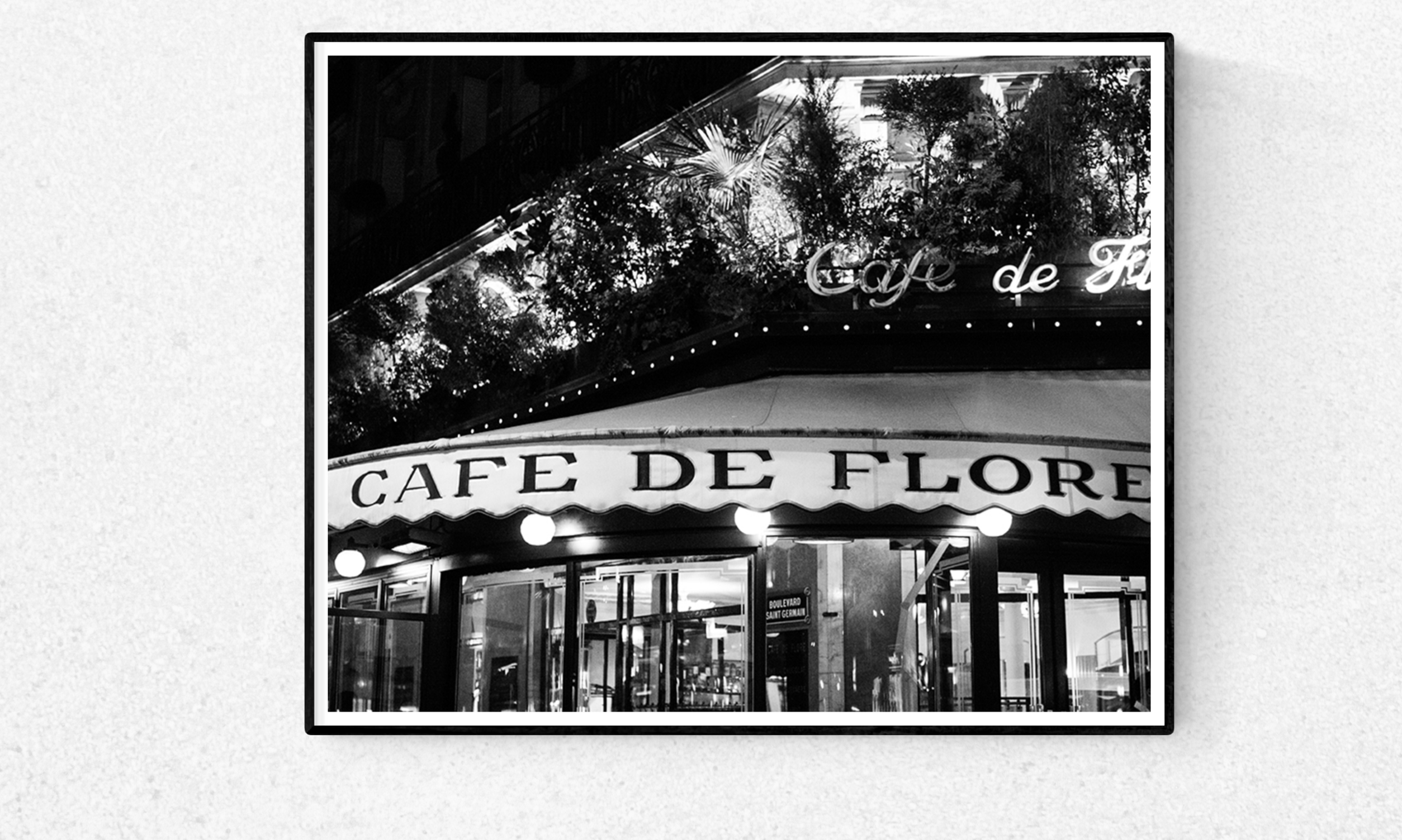 Café de Flore at Night - Every Day Paris 