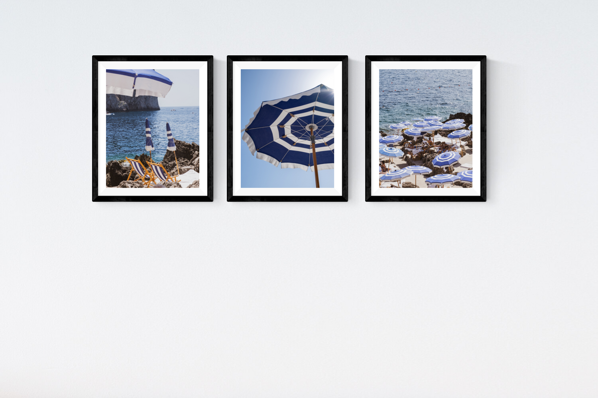 Fontelina Capri Italy Print Set of 3
