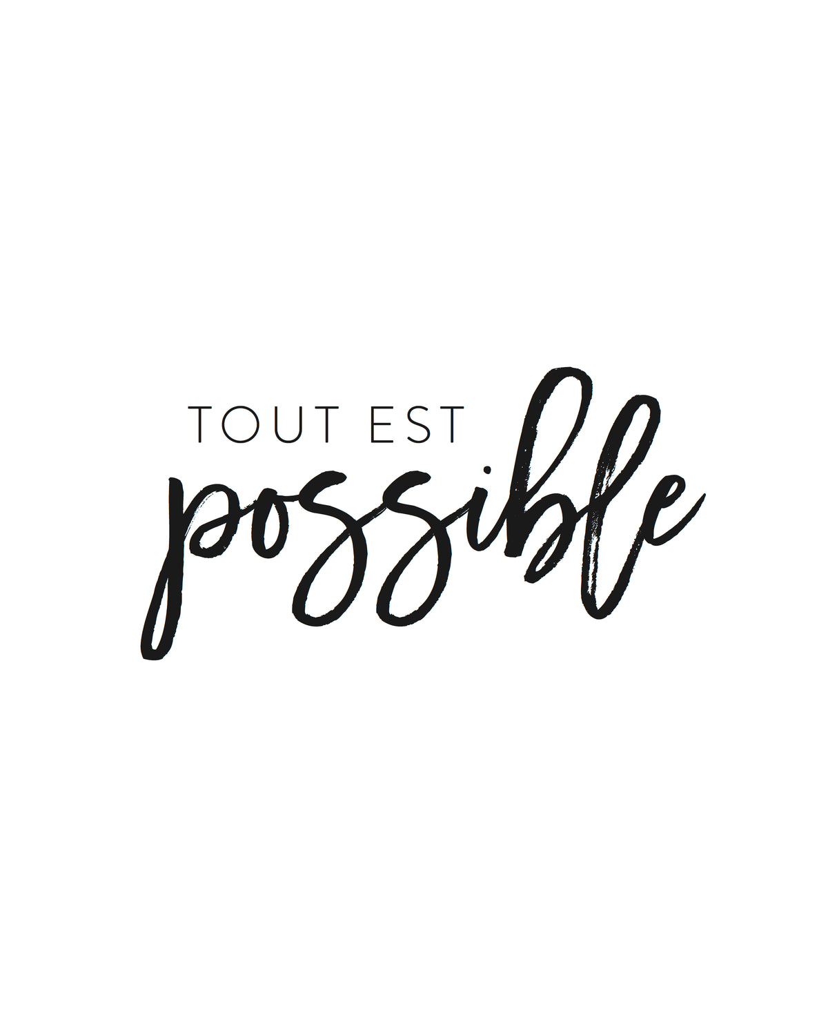 Tout est Possible Mug - Every Day Paris 